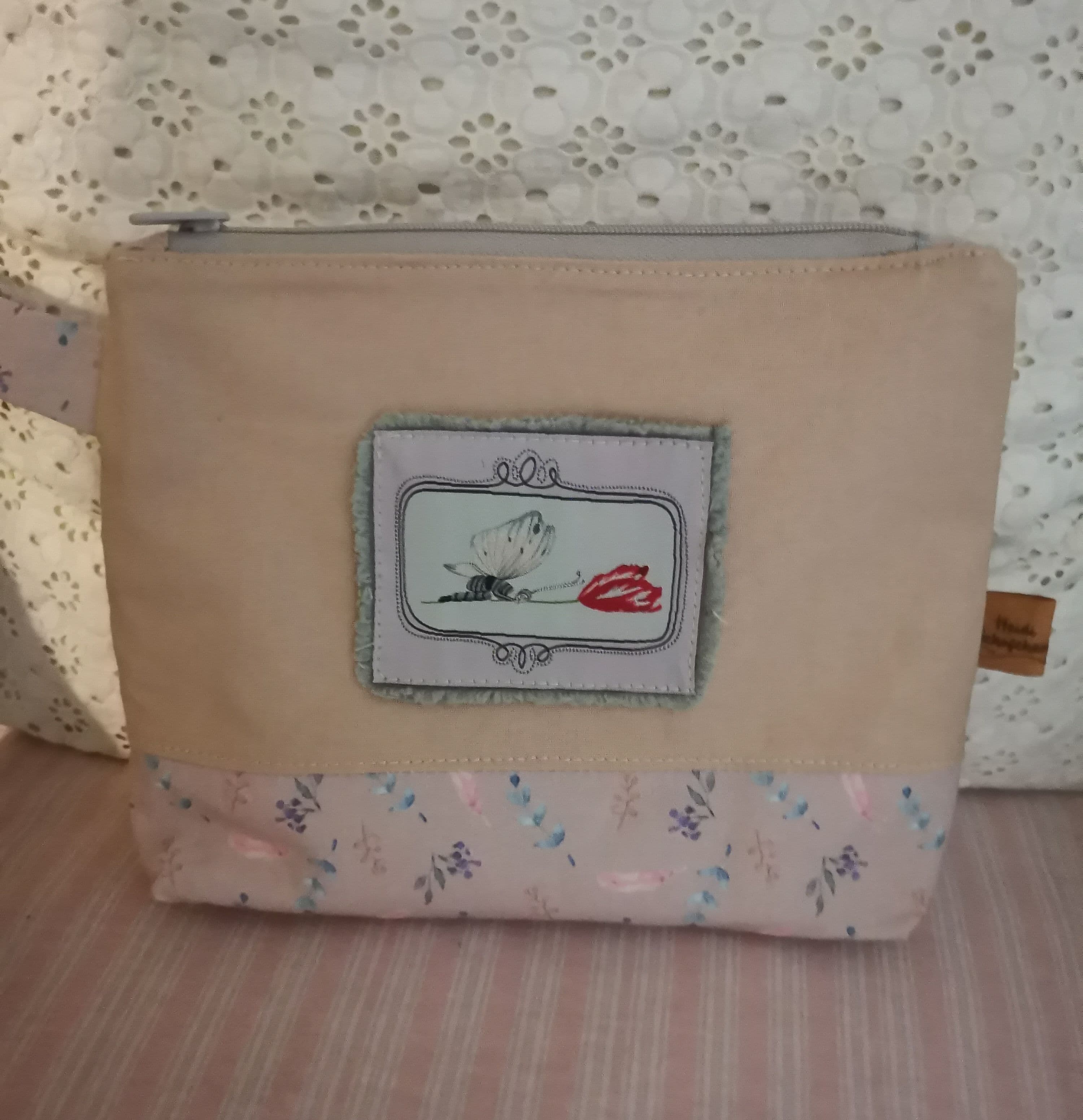 Kosmetiktäschchen Glückselfe rosa