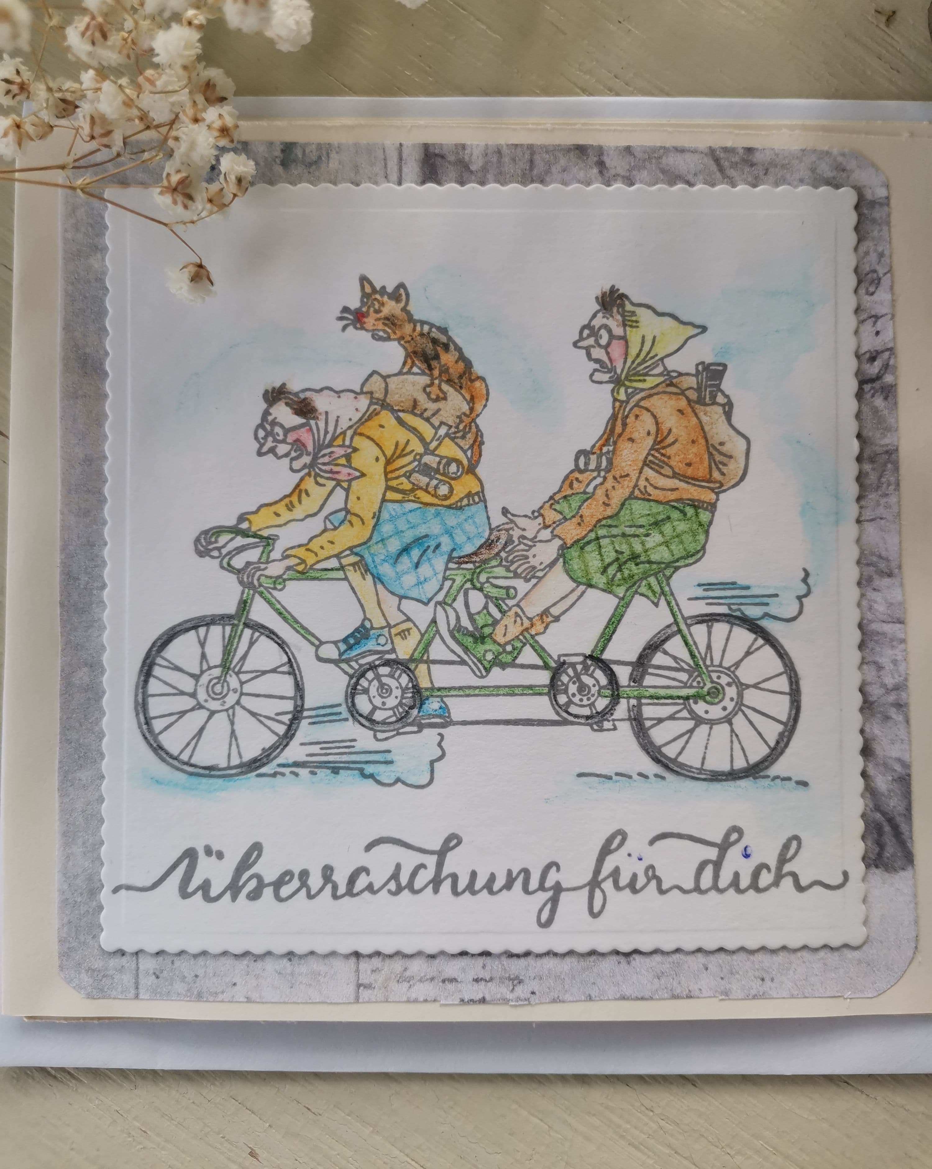 Lustige Karte, Überraschung